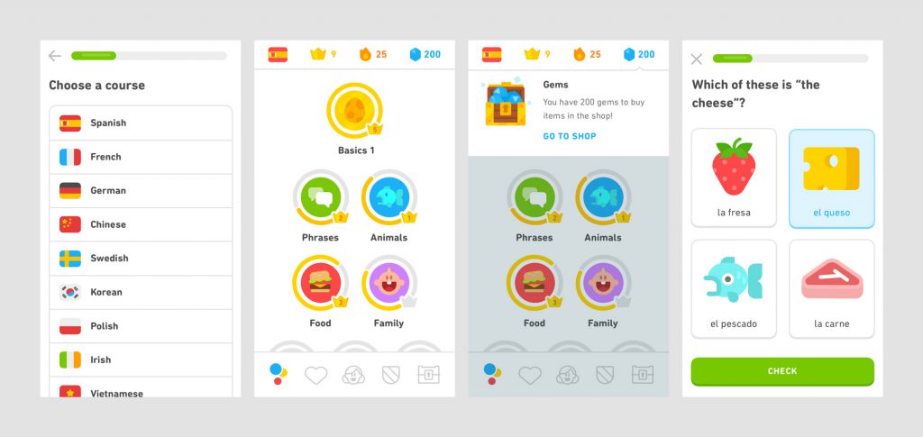 Duolingo App hỗ trợ học tiếng Anh